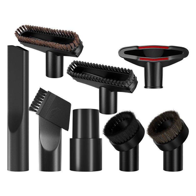 Philips Midea Vacuum Cleaner Accessory Set: 32mm PP Suction Head & 2-in-1 Round Brush (6-Piece).