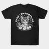 Asiatische Größe Herren Schwarzes T-Shirt mit Aufdruck Rage Consumes Me, Lustiges Frosch-Meme, Lustiges Meme No-Cut Druck Baumwoll-T-Shirt