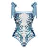 2025 Euro-American Conservative French Retro Swimsuit: Two-Piece Bikini