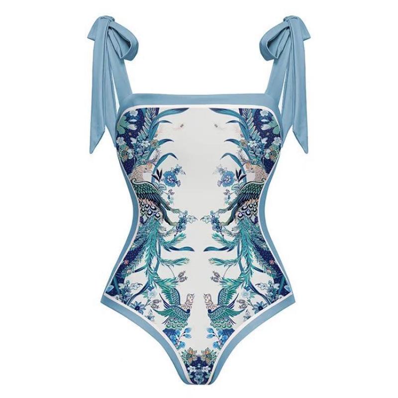 2025 Euro-American Conservative French Retro Swimsuit: Two-Piece Bikini
