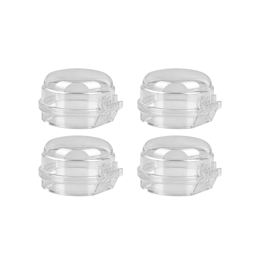 Stove Knob Safety Covers,Universal Size Gas Stove Knob Covers, Heat Resistant Oven Knob Locks, Baby Proofing