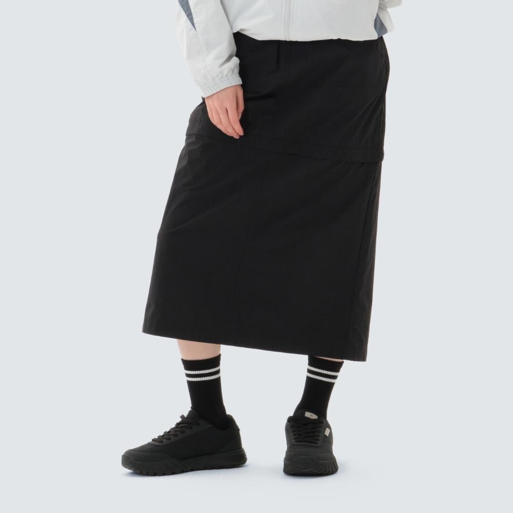[Snowpeak] Lightweight Taslan Detachable Skirt Black (S26MWLSK55) 70(S)