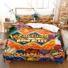 Inazuma Eleven GO Beddengoed Set Dekbedovertrek + 2 Kussenslopen Sport Voetbal Anime Raimon Teamgeest Beest Slaapkamer Decoratie