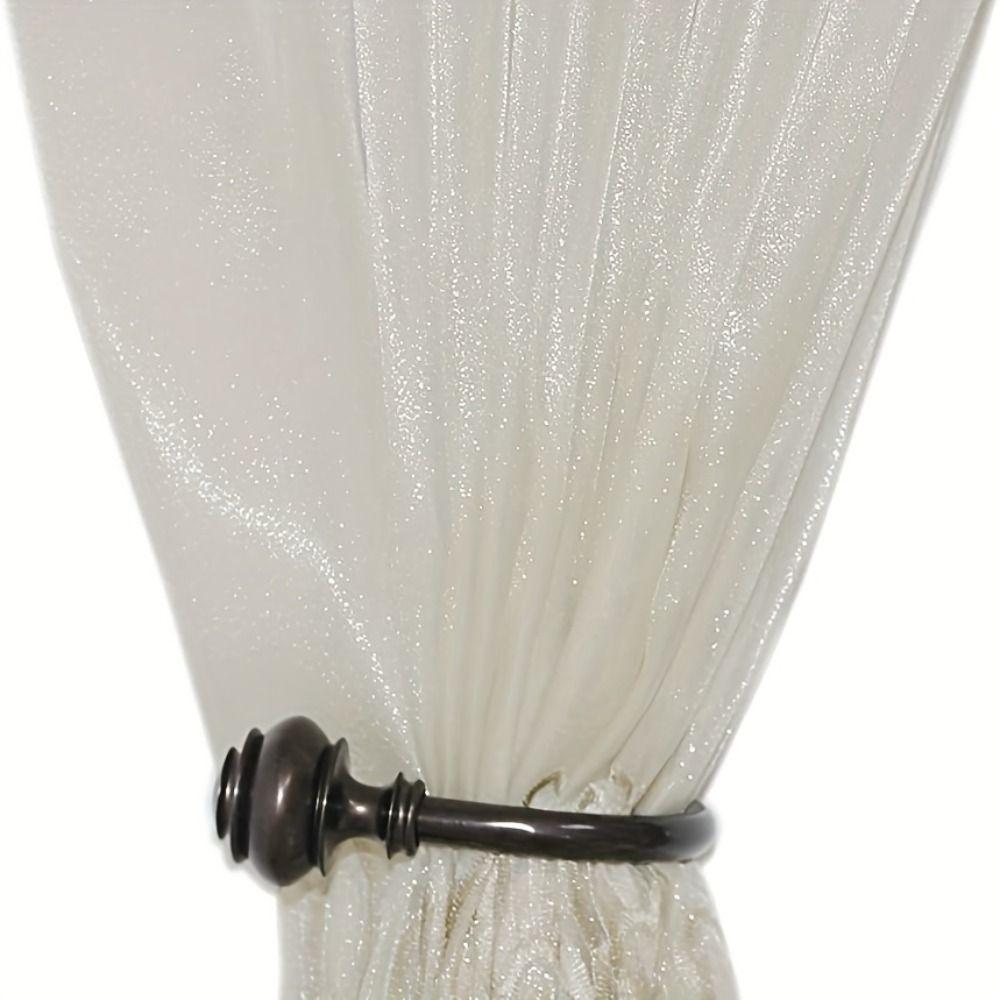 2Pcs Vintage Style Curtain Holdbacks Wall Mounted Tieback Hooks Drapery Tie Backs  Home Decor