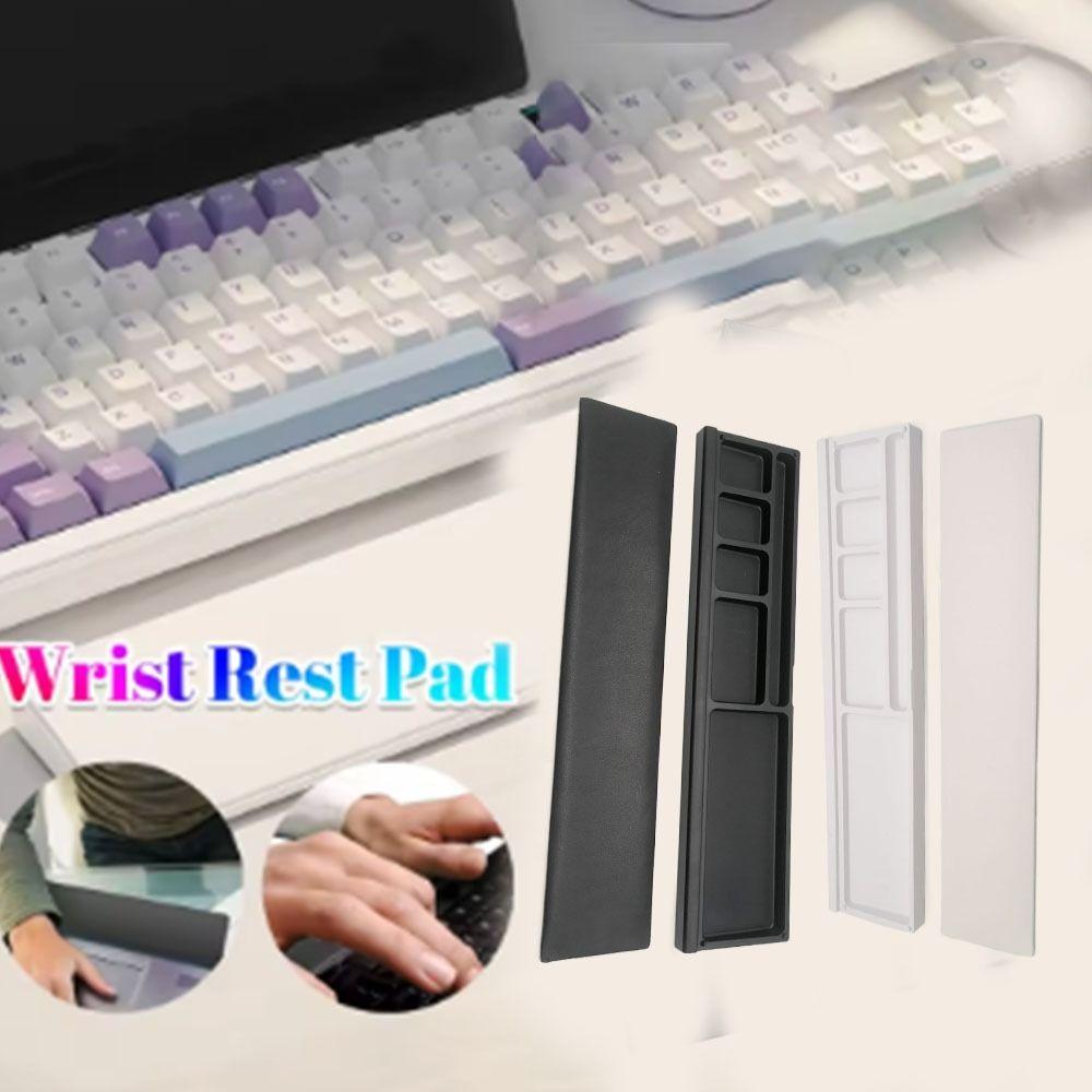 Soft Wrist Rest Pad Storage Space Keyboard Wrist Rest Ergonomic Hand Support  Mechanical Keyboard