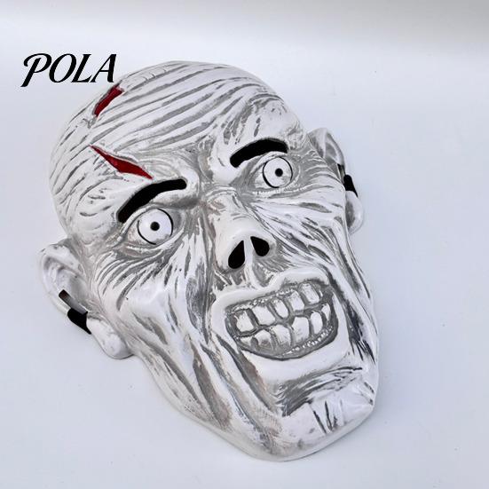 Realistic Zombie Mask Horror Halloween Mask, Full Face Breathable Eye & Nose Vents, Comfortable for Adults Adjustable Strap Adults, Scary Costume