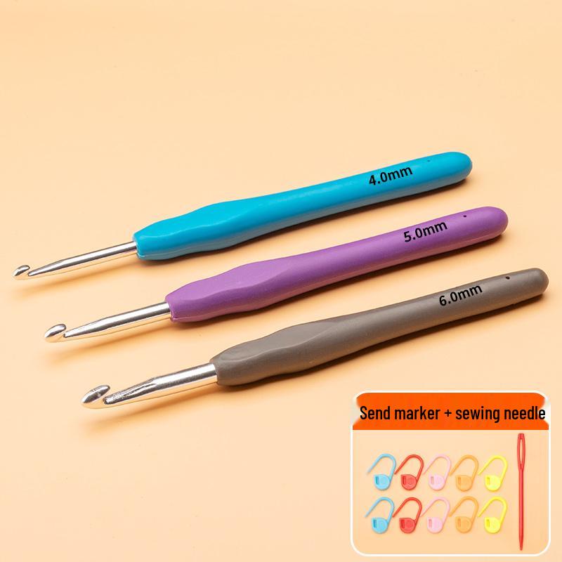 Handmade Crochet Tool Set: Yarn, Hooks & Knitting Doll
