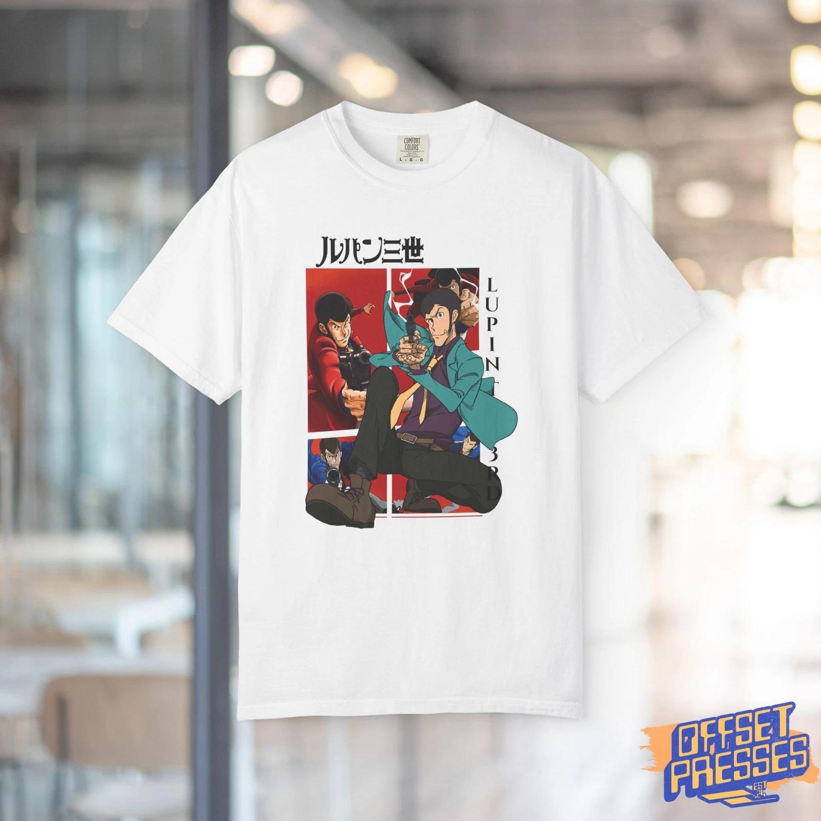 Lupine the Third Shirt, Lupine III T-Shirt | Vintage Anime Style 4XL