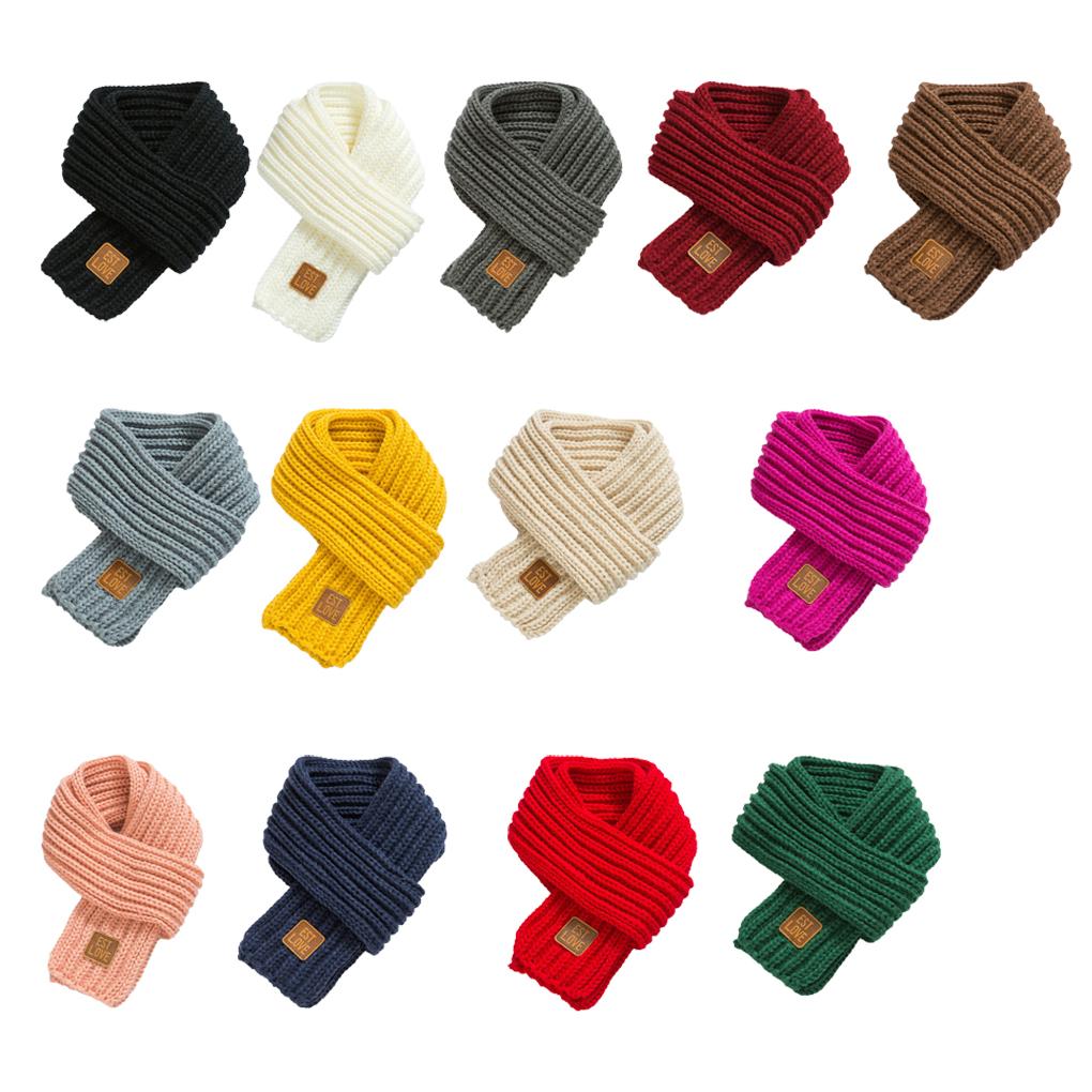 Kleiner Babyschal Gerade Dicke Fadenstrickerei Neugeborenen Schals Gute Elastizität Schal Winddicht Säugling Halstuch Weihnachten