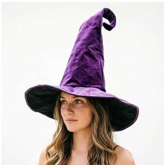 Halloween Witch Headband Decoration for Masquerade Party, Wizard Hat for Masquerade Party, Witch Hat Headpiece