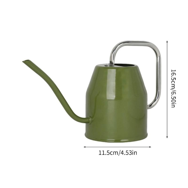 Lightweight Aluminum Watering Can Irrigation Device with Extended Spout for Gentle Watering in Gardens Home and Office Spaces