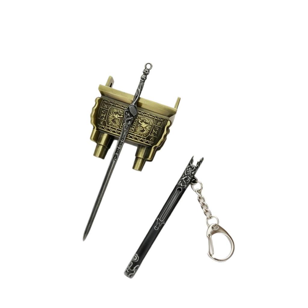 Large Alloy Ancient Fen Ji Sword Model - Decorative Film & TV Prop Collection Ornament