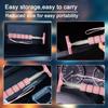 Car Rearview Mirror Wiper Stainless Steel Telescopic Retractable Wiper Brush Window Wash Cleaning Brush Handheld Wiper