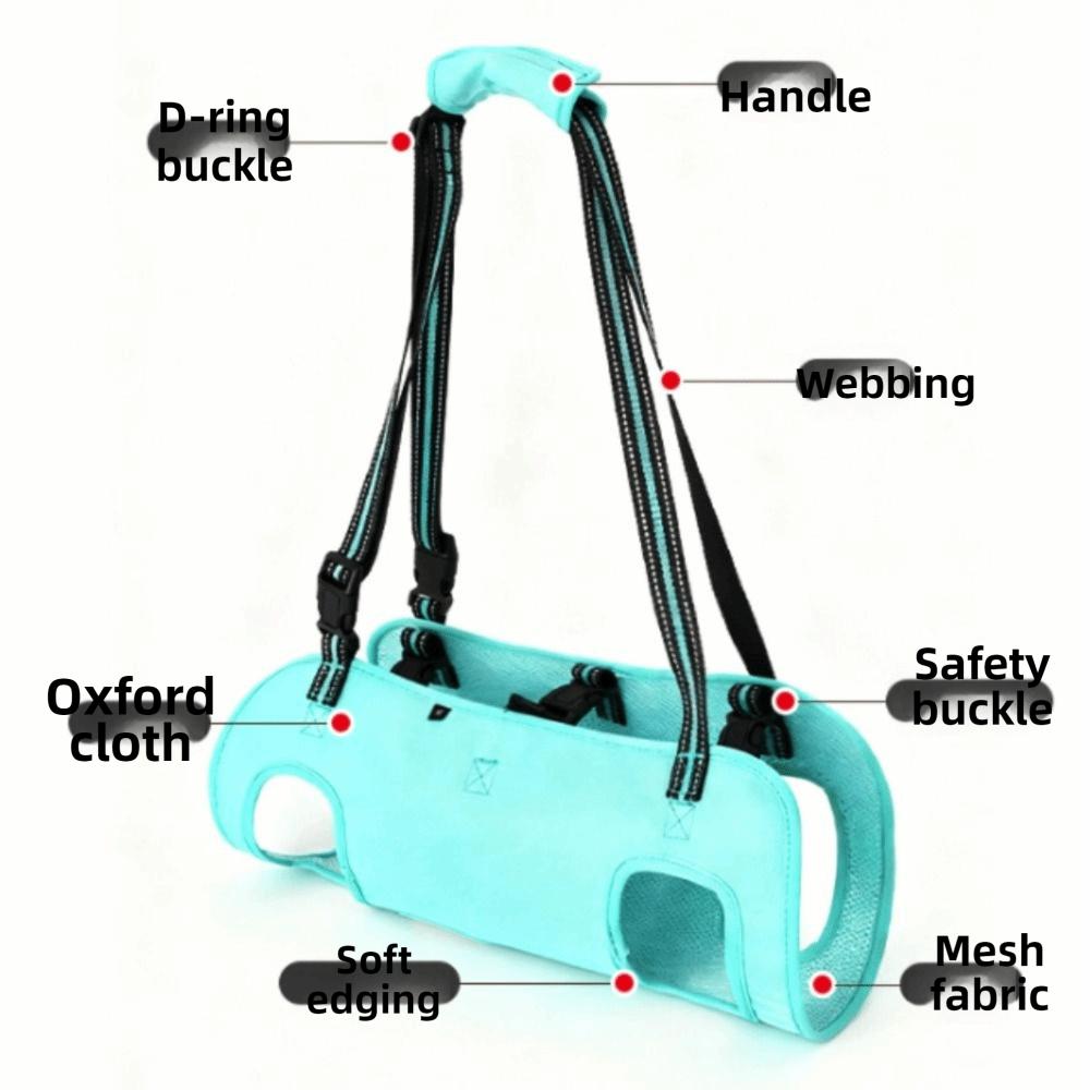 Adjustable Dog Lift Harness Thickened Grip Pet Auxiliary Vest Pet Support Sling  Disability Aid