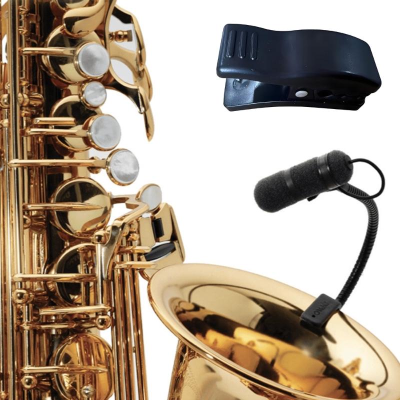High Strength Plastic Microphone Clip Saxophone Microphone Mounting Clamp For Stable Microphone Positioning On Stage