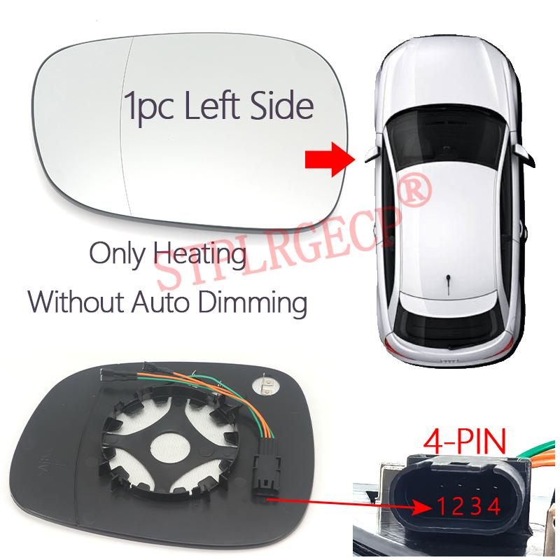 For BMW X1 E84 X3 F25 Pre-facelift Driver Passenger Side Left Right Side Door Wing Mirror Glass Heated Rear View Plate LH RH