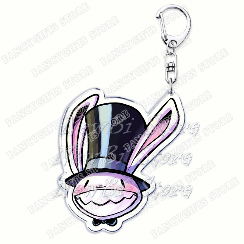 

Trending Comics Freelance Police Keychains for Accessories Bag Hot Cartoon Dog Rabbit Keyrings Jewelry Fans Gifts