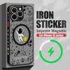 Magnetic For Magsafe Cosmonaut Case For iPhone Air 17 14 Pro Max 16e 16 15 Plus 12 13 Pro 11 Luxury Shockproof Hard Matte Cover