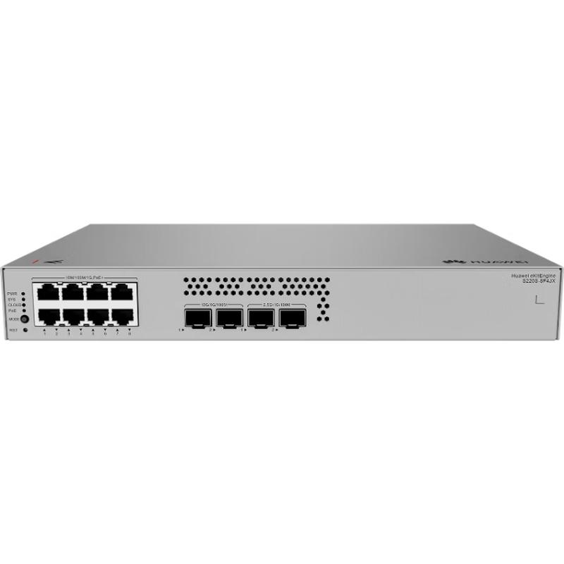Huawei KunLing S220S-8P4J 8-Port Gigabit Managed PoE Switch with 4x 2.5G Uplinks