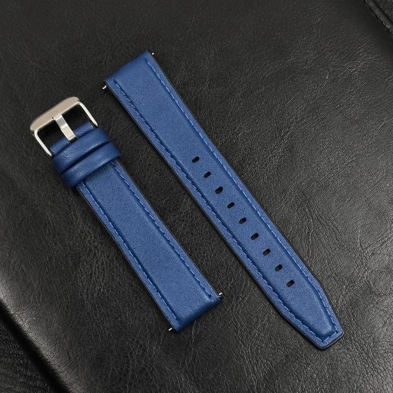Blue Leather Silicone