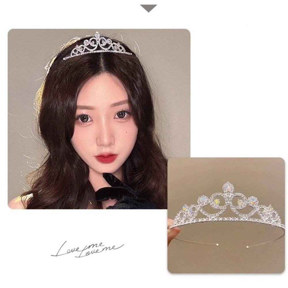 Hair Ornament Bride Crown Crystal Rhinestone Wedding Tiaras Wedding Crown Children