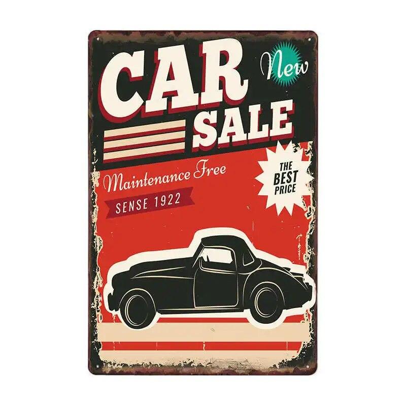 GARAGE FULL SERVICE Vintage Metal Signs Car Garage Retro Poster Bar Wall Decor Plaque Painting Art 20x30 CM