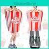 Popcorn Cosplay Costume Food Themed Halloween Party Stage Fashion Performance