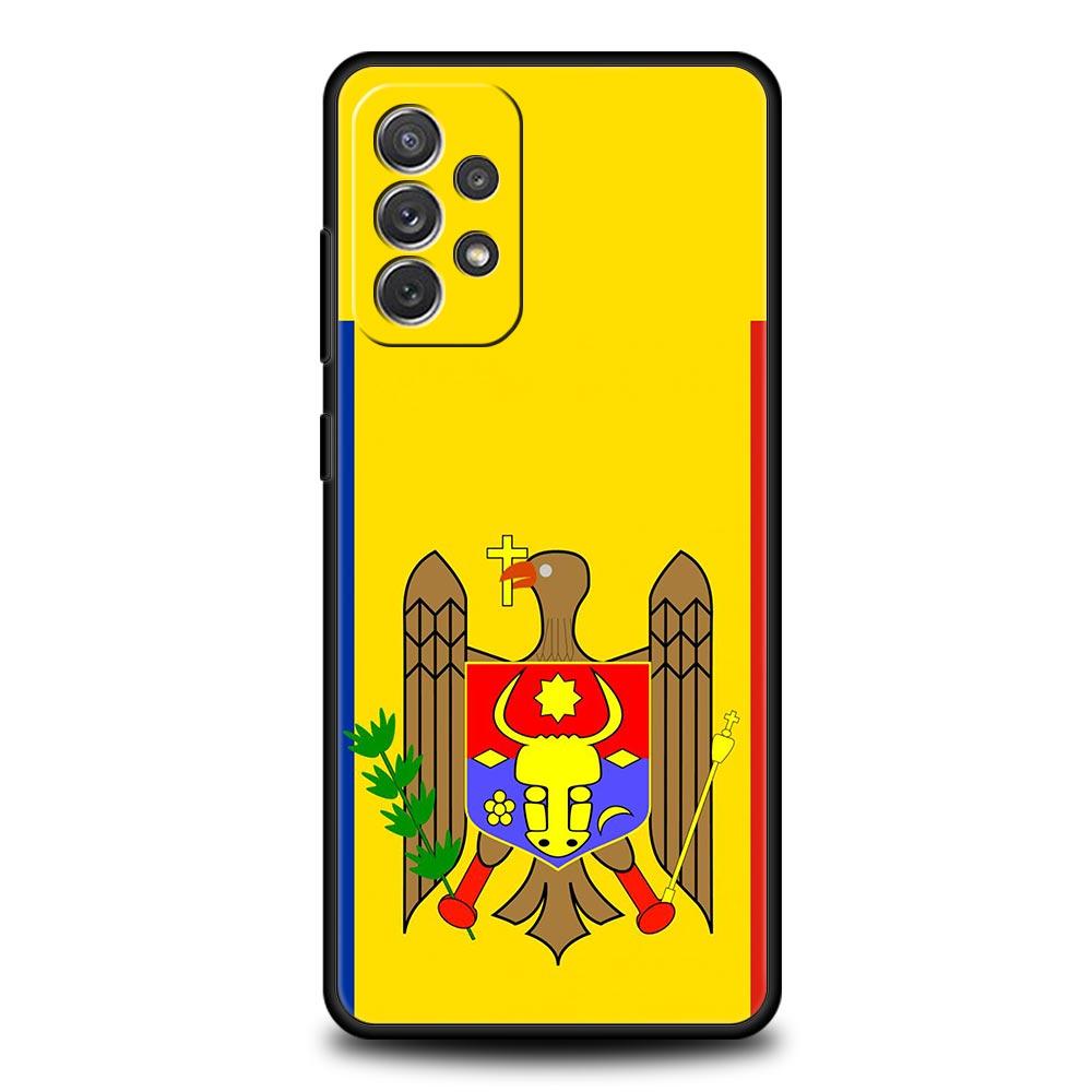 Moldawien Flagge Handyhülle Für Samsung Galaxy A15 A13 A51 A71 A41 A31 A21S A03S A05 A35 A32 A55 A23 A25 A33 A53 A73 5G Hülle
