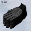 12Pair Breathable Nylon Gloves Non-slip Work Gloves For Cycling Fishing Camping Unisex Work Protection Labor Protection Gloves