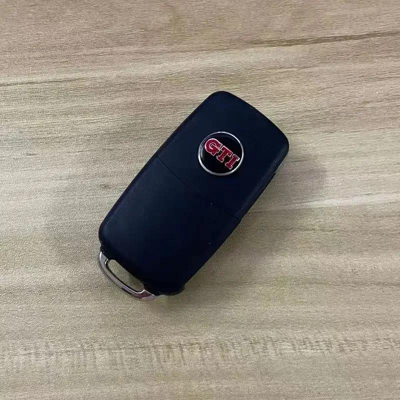 Auto Schlüsselaufkleber Auto Control Schlüsselanhänger Abzeichen Zubehör für Volkswagen VW Rline R GTI Golf Polo Passat Magotan Tiguan Bora Jetta