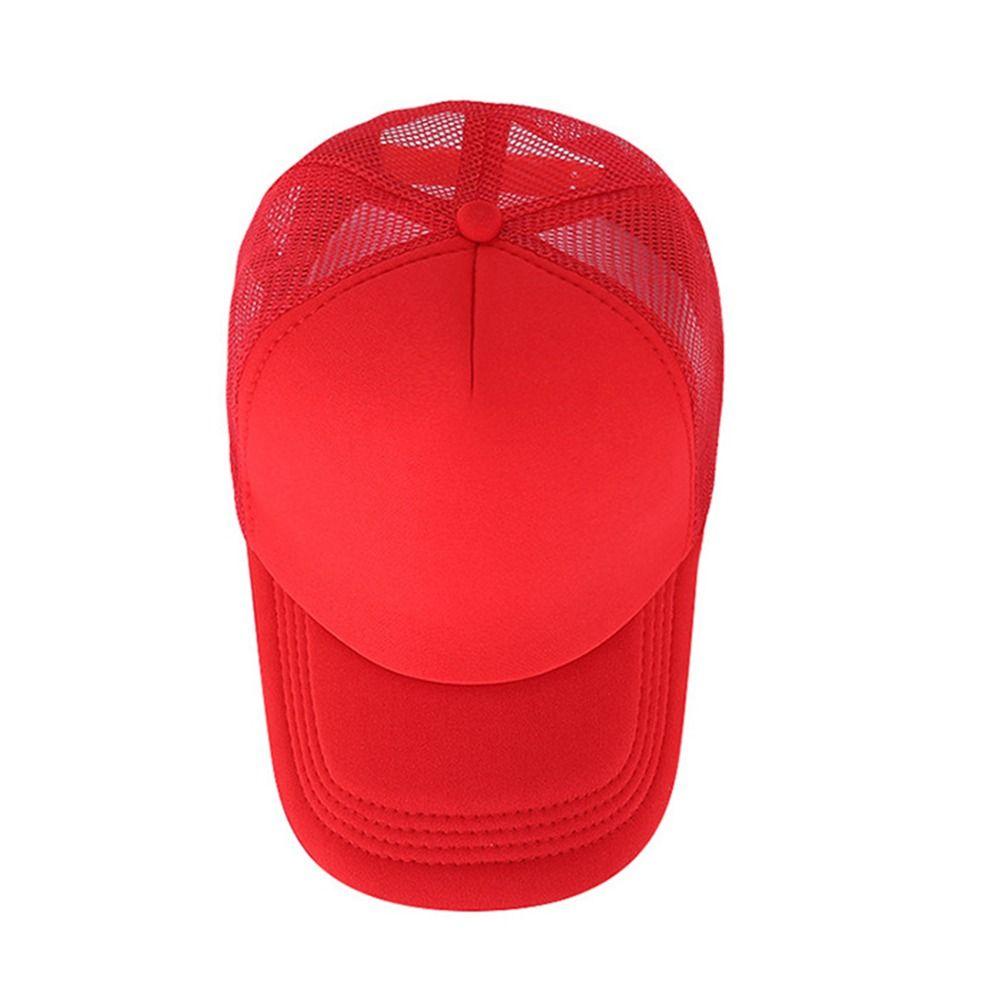 Breathable Baseball Cap Spong Mesh Peaked Cap Fashion Sunscreen Hat  Summer