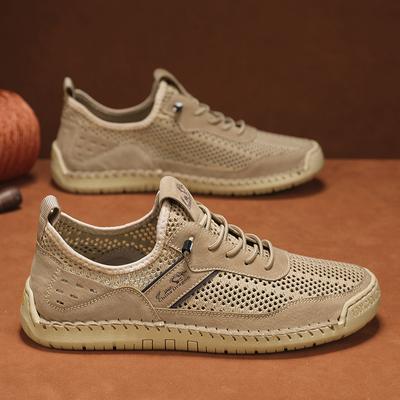 Modne Męskie Buty CYYTL Siatkowe Letnie Ręcznie Robione Jakościowe Sandały Codzienne Oddychające Outdoor Turystyczne Modny Projektant Luksusowe Tenisowe Trampki