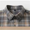 Baumwolle Herren Flanellhemd Kariert Freizeit Langarm Mehrfarbig Hohe Qualität Herbst Winter Retro Hemden Große Größe 6XL