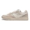 Li Ning Zheng Rong 92S Comfortable Simple Non-Slip Lightweight Low-Top Skate Shoes Women Sneakers Beige AEPU024-1