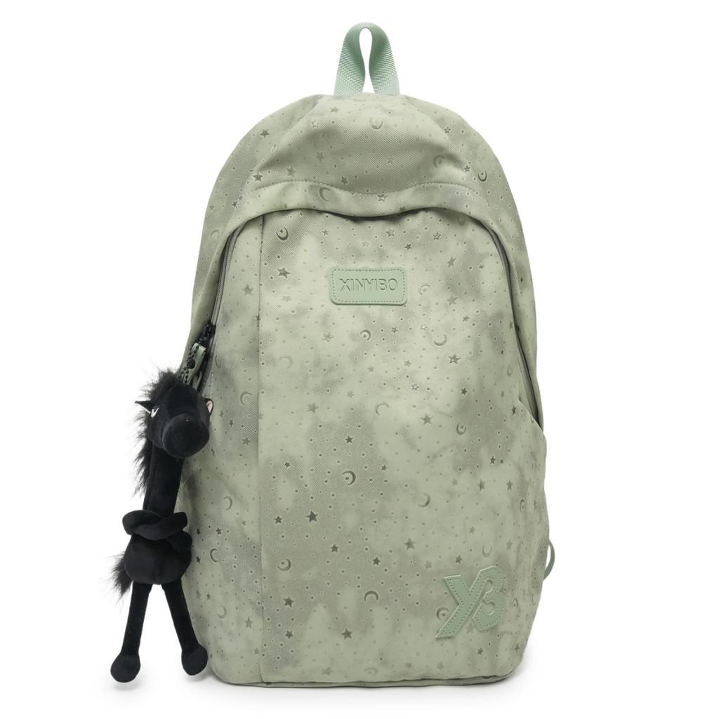 Schoolbag Starry sky tie-dye schoolbag male and female college students Korean ins high value campus backpack junior high school high school backpack