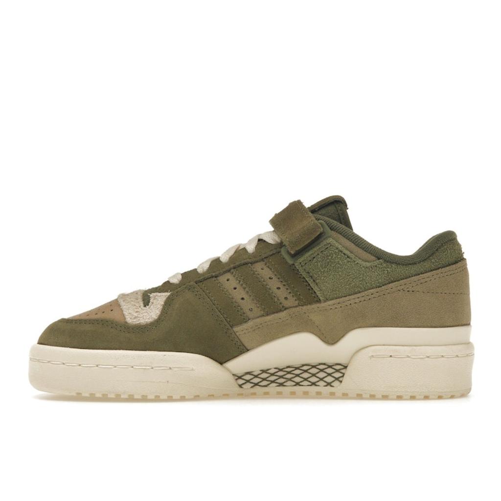Adidas Forum 84 Low Focus Olive Women Sneakers Green Cream-White GX5075