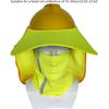 Hardhat Sun Shade Mesh Sunshade with High Visibility Reflective Strip Breathable UVProtection Neck Shield for Hard Hats