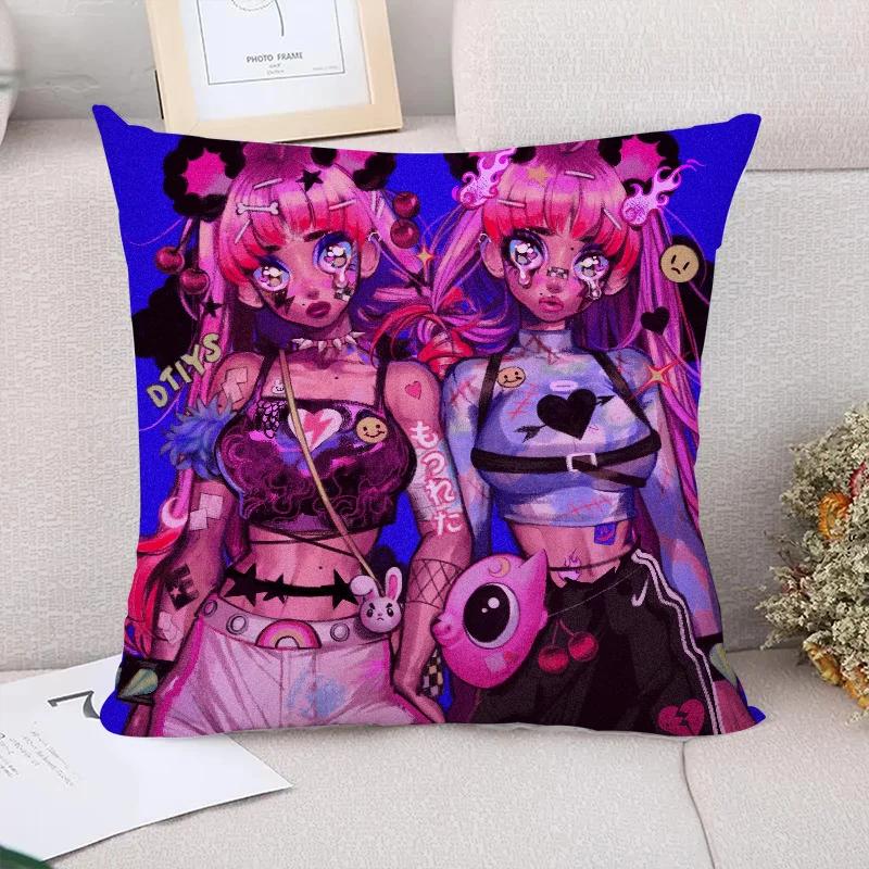 Luxury Pillow Cover X Eunpyon Art Decorative Cushion Covers for Bed Pillows Fall Decor Pillowcase  Car Decoration Sofa