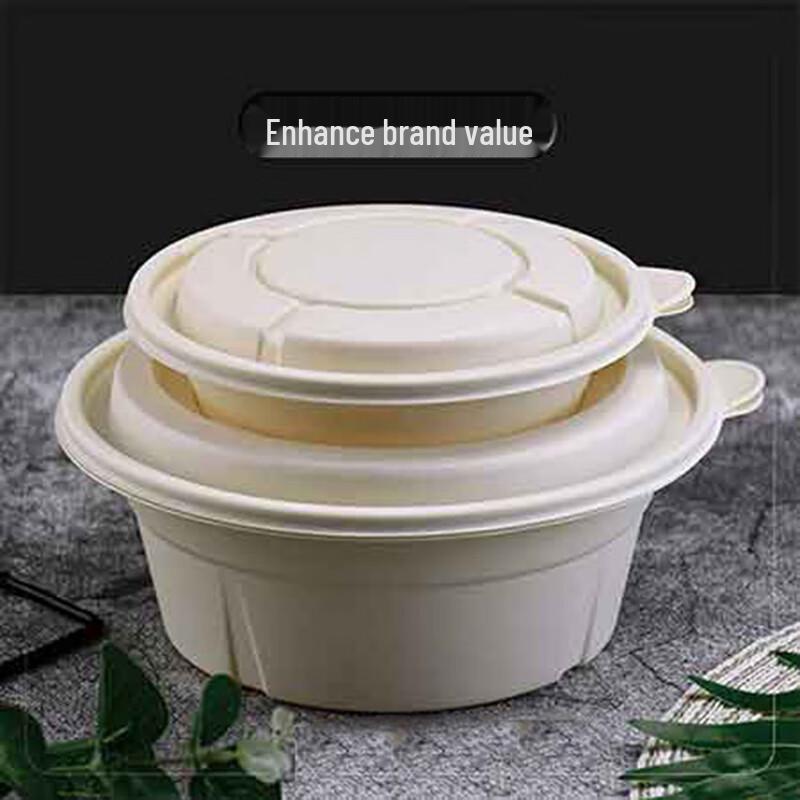 Biologisch abbaubares Einweg-Mittags- und Suppen-Nudel-Set aus Maisstärke