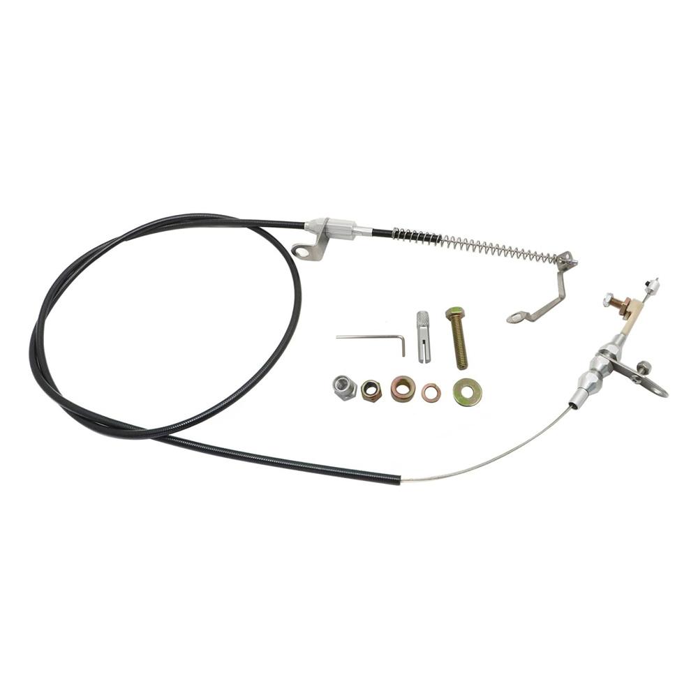 New Black Kickdown Cable Kit KD-2AODU For Ford/AOD Lokar E-150 F-150