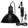 Reptile Heat Lamp Dome 85 Inch with Thermostat Control for Terrarium Lighting Amphibian Habitat Accessories