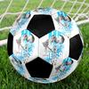Pallone da Calcio Messi Colorato Per Tutte le Età Cucito a Macchina PVC Pronto per la Competizione Resistente Alto Rimbalzo.TAGLIA5