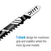 Jigsaw Blades Set 48pcs,Contractor Assorted T Shank Jig Saw Blades,Multi-Purpose HCS HSS Saw Blades for Cutting Wood,Plastic,Metal