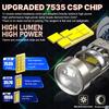 H7 LED Mercek Kablosuz LED Projektör 9005 9006 HB3 H11 HB4 Araç Farı Tak-Çalıştır Mini Mercek Projektör Sis Lambası 2 ADET