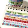 Fish  Pudding Deco Washi Tape Kawaii Four-leaf Clover Masking Tape with Release Paper Washi Tape with Sand-Coated Shimmer Film