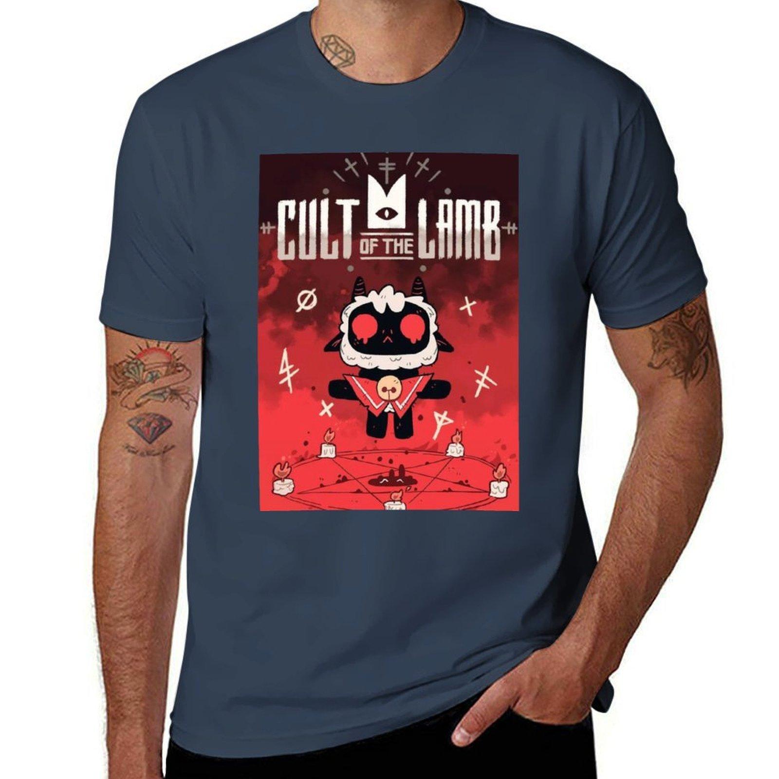 Cult Of The Lamb Tshirt Durable Work Wear Tshirt S
