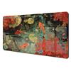 Art Aesthetic Koi Fish Pattern Design Mtg Playmat Magic Card Battle Mat Nonslip Stitched Edge Tapete Magic Mtg Tabletop Playmat