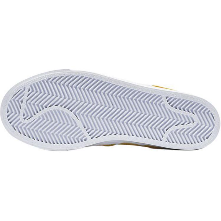 Nike Sb Zoom Janoski Slip Resistant Abrasion Resistant Low top Kids' Skateboarding Shoes Yellow Teenagers 882988-700