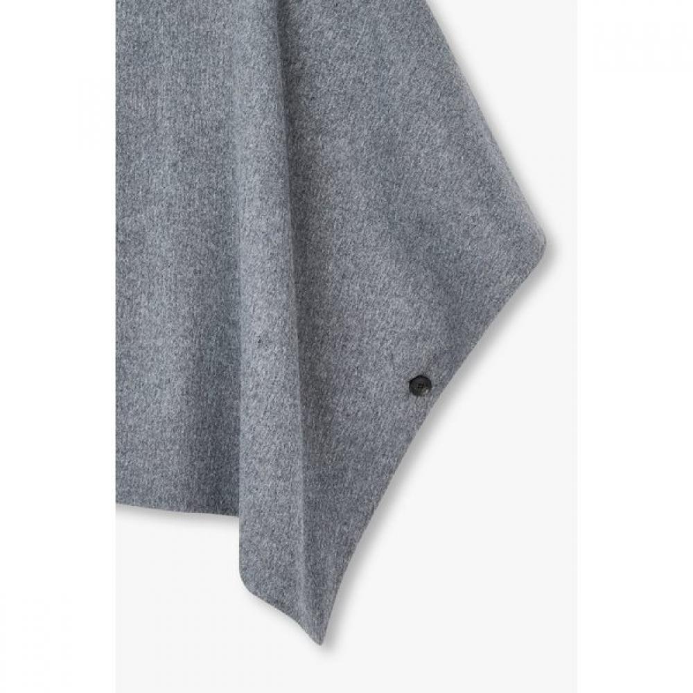 Voice Of Voices Wool Blend Poncho Half Coat 7156416001