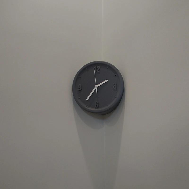 Modern Corner Wall Clock Living Room Elegant Digital Clocks Mechanism Silent Bedroom DIY Watch Luxury Interior Ornaments Minimalist Decoration